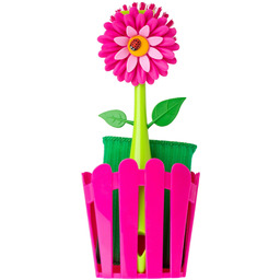 Vigar Flower Power zestaw do mycia naczyń kosz
