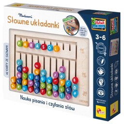 LISCIANI Zabawka edukacyjna Montessori Słowne układanki 304-PL110179