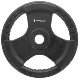 Talerz olimpijski ogumowany 25 kg Obciążenie TOK25 Hms