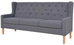 Elior Trzyosobowa sofa Isobel 3G - szara