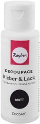 Rayher 38826000 Decoupage klej i lakier matowy, butelka