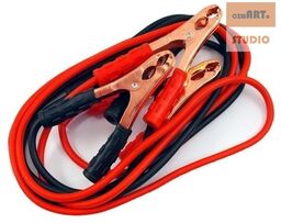 KABLE ROZRUCHOWE DO AKUMULATORA 250 A 2.5 m