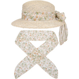 Chustka Flowers All-in-One by Lipodo, beżowy