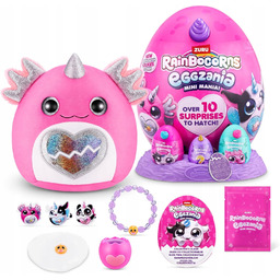 Zestaw Rainbocorns Eggzania Mini Mania pluszak aksolotl