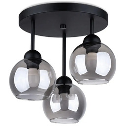 Sollux Potrójna lampa sufitowa ALINO SL.1140 kule przydymione