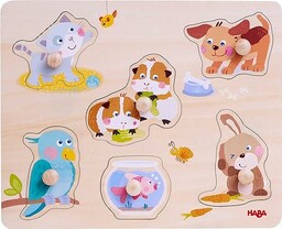 HABA 306541 - Puzzle chwytowe dla zwierząt domowych,