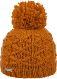 Czapka z Pomponem Annelie by Seeberger, pomarańczowy, One