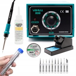 Stacja Lutownicza Kolbowa Grotowa Yihua 936 Groty 900M