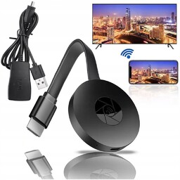 Adapter Hdmi Wifi Chromecast Stream 4K Bezprzewodowy Mirrorscreen