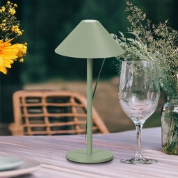 FH Lighting Lampa stołowa LED z akumulatorem Prato,