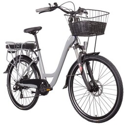 LANCIA YPSILON Rower elektryczny z koszykiem Incanto D17