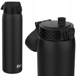 Duży Termiczny Bidon Czarny Termos Młodzieżowy Nastolatek ION8