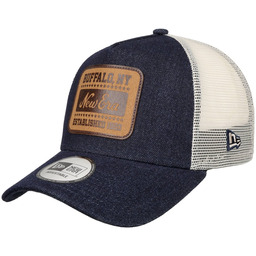 Czapka Trucker E-Frame Denim by New Era, ciemnoniebieski,