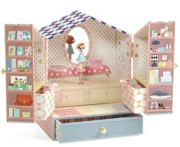 Drewniana szkatułka z pozytywką Butik Tinou DJ06084-Djeco, pozytywki