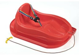 MARMAT Sanki plastikowe Mini Bobek Czerwony