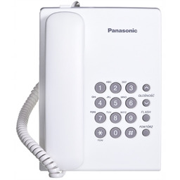 Panasonic KX-TS500 Telefon stacjonarny Biały
