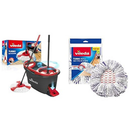 Vileda Zestaw 2produkty Mop obrotowy Turbo 2w1 +
