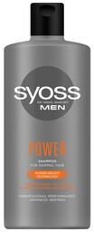 Syoss Men Power Szampon wzmacniający - włosy normalne