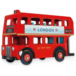 Le Toy Van Londyński autobus drewniany