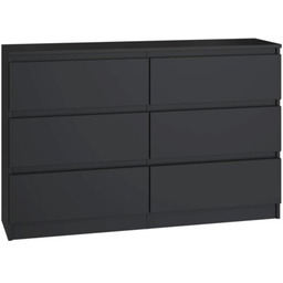 TOP E SHOP Komoda Malwa M6 Czarny