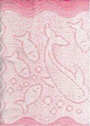 Greno Ręcznik Flora Ocean 70x140 różowy bawełniany frotte