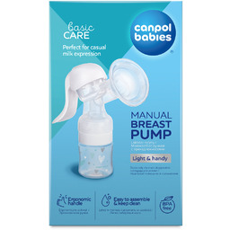 Canpol Babies, Laktator ręczny Basic, biały
