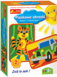 Piaskowe obrazki - zrób to sam, Dżip