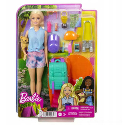 Barbie. HDF72 Lalka Malibu na kempingu akcesoria Barbie