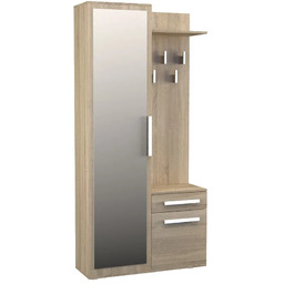 Elior Garderoba Z Lustrem Dąb Sonoma R1-W96