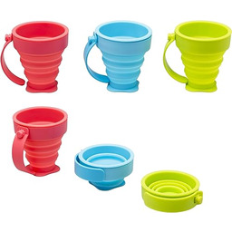 Cao Wysuwana filiżanka z uchwytem, zielony/niebieski/czerwony