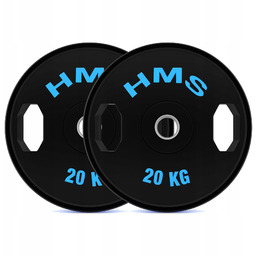 Zestaw Talerz Olimpijski Ogumowany TOG20 2x20 Kg Hms