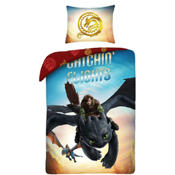 Pościel dziecięca Jak Wytresować Smoka 140 x 200