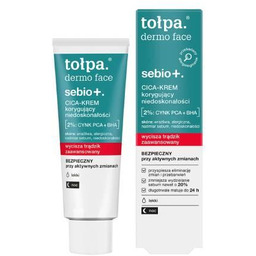 TOŁPA sebio +, korygujący niedoskonałości CICA-KREM lekki,