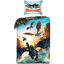 Pościel dziecięca Jak Wytresować Smoka 140 x 200