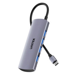 Unitek H1112EGY01 4w1 USB-C 10 Gbps, 4x USB-A