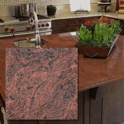 Płytka granitowa Multicolor Red Polerowana 60x60x1,5 cm