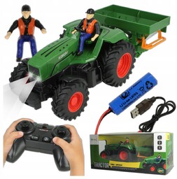 Traktor na Akumulator Sterowany Pilotem RC z Siewnikiem