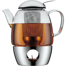 Wmf Smartea Dzbanek do Herbaty z Podgrzewaczem, Srebrny,