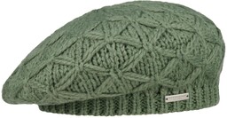 Beret z Dzianiny Annelie by Seeberger, zielony, One