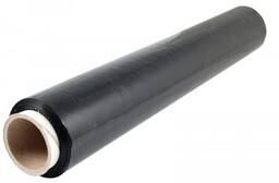 Folia stretch czarna 1,65kg NETTO +/-3% 23mic 500mm
