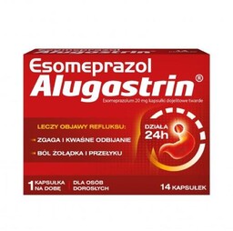 Esomeprazol Alugastrin 20 mg, 14 kaps.