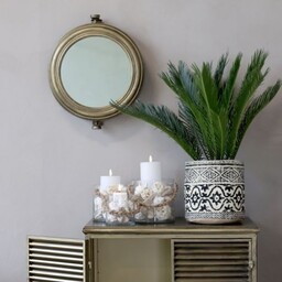 Okrągłe Lustro Chic Antique Na Wysięgnikach