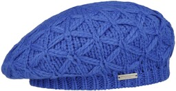 Beret z Dzianiny Annelie by Seeberger, ultramaryna, One