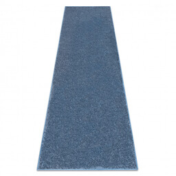 Chodnik SANTA FE niebieski 74 gładki, jednolity, jednokolorowy