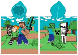 Dziecięce ponczo Minecraft Time to Mine, 50 x