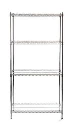 REGAŁ MAGAZYNOWY 4-PÓŁKOWY 910x455x(H)1830 mm HENDI 812259
