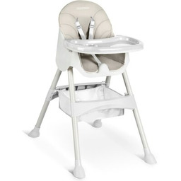 RICOKIDS Krzesełko do karmienia Milo Szary Czujnik dymu