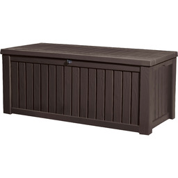 Skrzynia ogrodowa Keter Rockwood Storage Box 570L, brąz