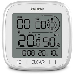 Zegar Elektroniczny Ścienny Łazienkowy Cyprus z Opcjami Pozycjonowania,