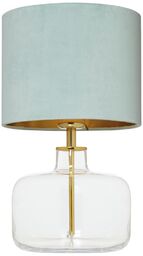 Lampa stołowa klasyczna elegancka LORA 41068112 miętowa -